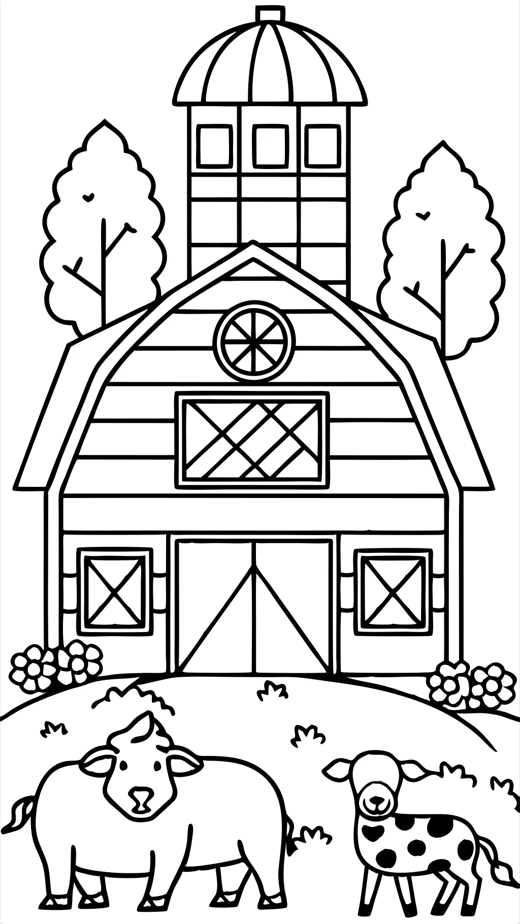 farm coloring pages printable